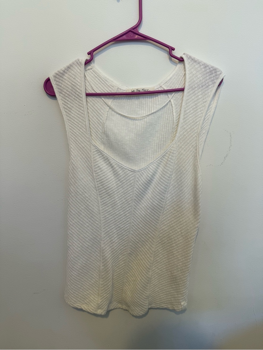 Free People Ribbed Knit Top